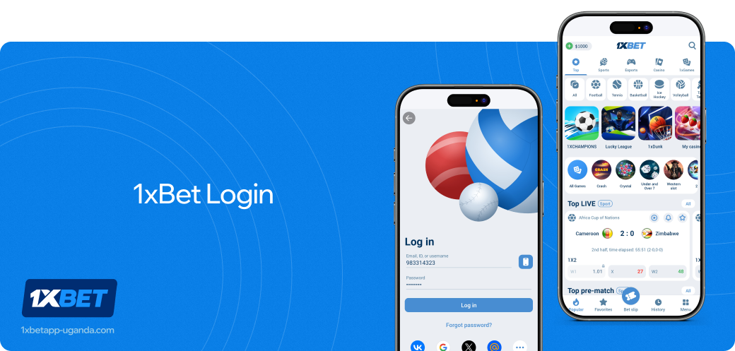 1xBet BetAPK Uganda Login