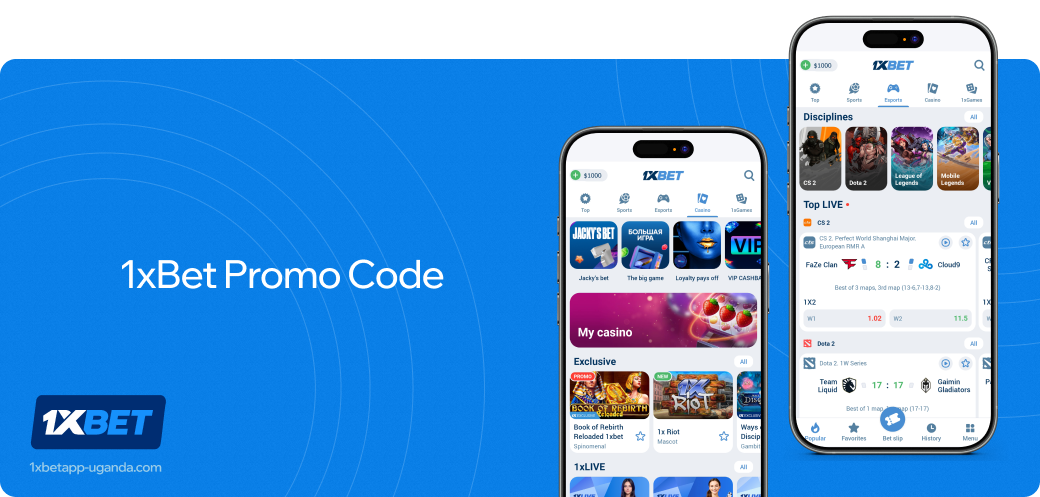 1xBet BetAPK Uganda Promo Code